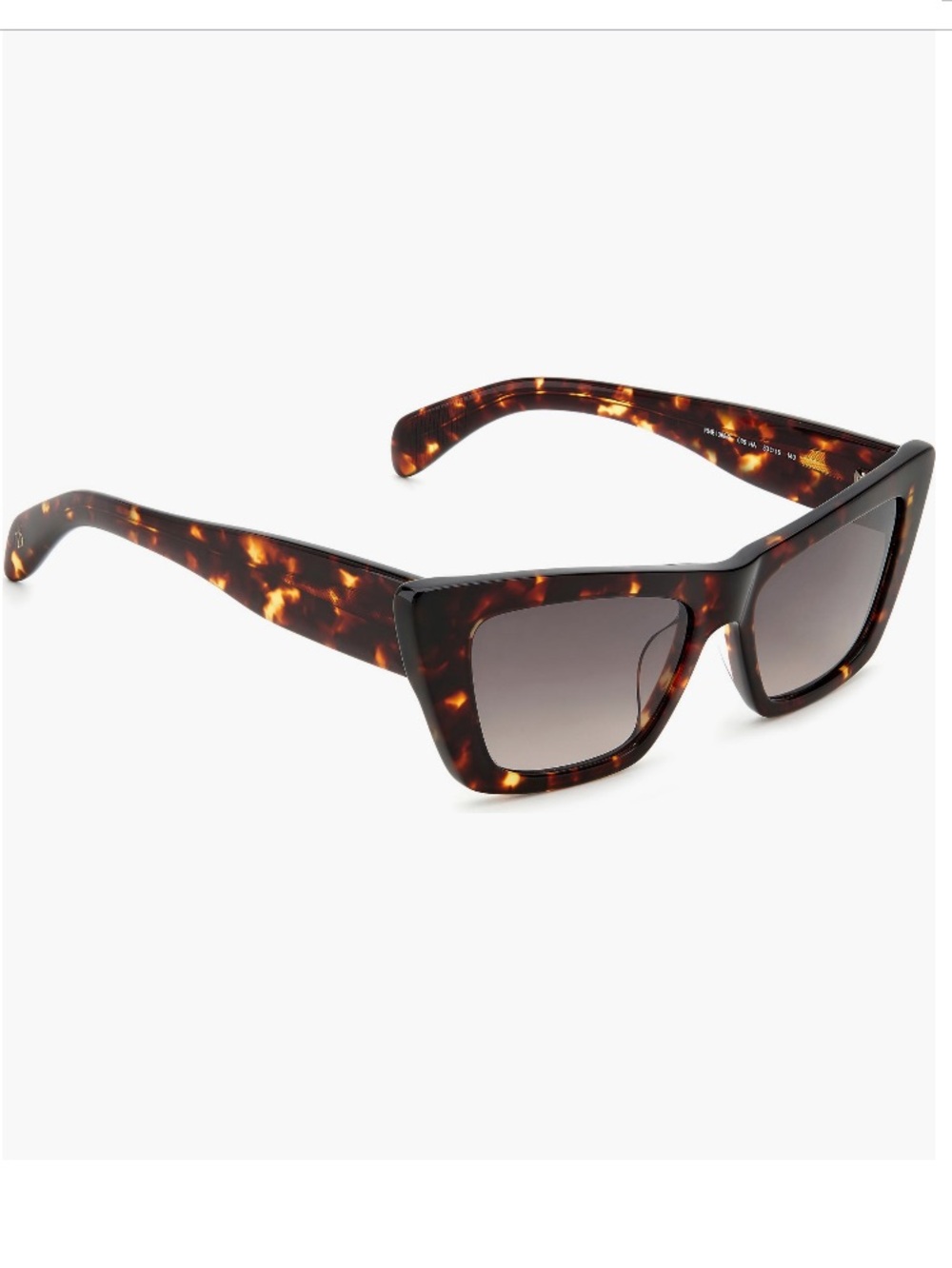 RAG & BONE Cat Eye Sunglasses - Havana Brown Gradient Lenses